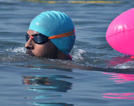 First Person with Dystonia to Swim 10 kms